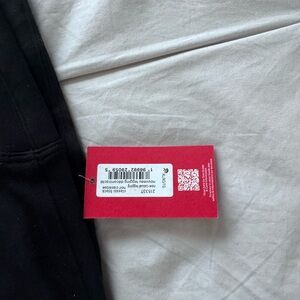 SPANX Black Leggings with Red Label